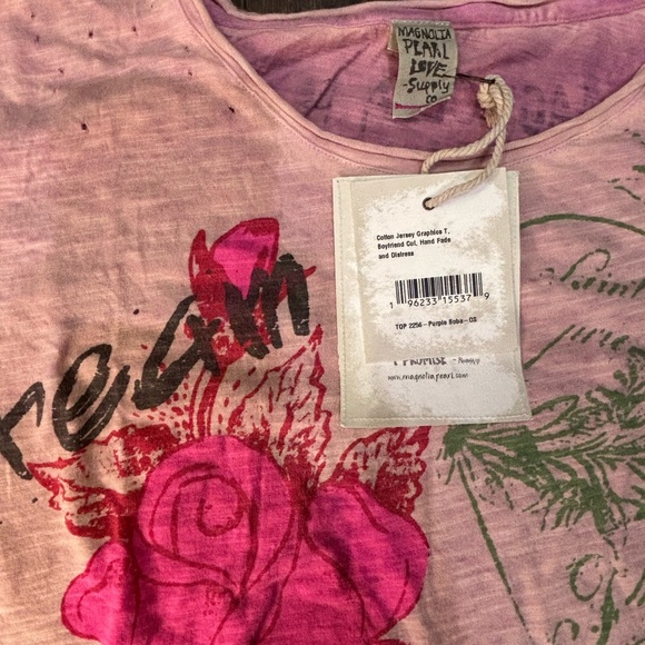 Magnolia Pearl Pink Graphic Tee, Pristine cond, Nvr worn, w/tags - Picture 2 of 4